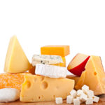 An image of different cheeses